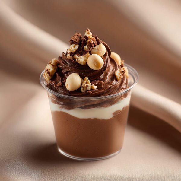 Mousse de Ferrero en vaso