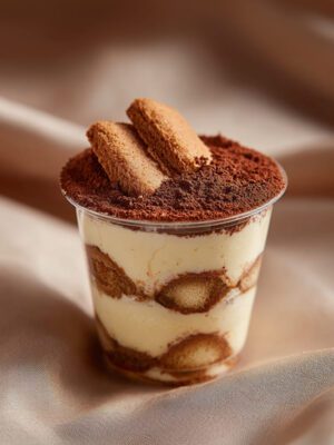 Tiramisú clásico en vaso
