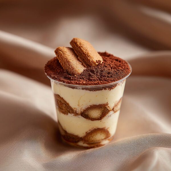 Tiramisú clásico en vaso